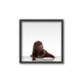 Picture of Singular Bear _GroupedProduct_Square_Mini_ _GroupedProduct_Square_Canvas_Framed_