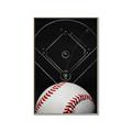 Picture of Baseball Game Plan _GroupedProduct_Rectangle_Portrait_Mini_ _GroupedProduct_Rectangle_Portrait_Canvas_Framed_