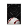Picture of Baseball Game Plan _GroupedProduct_Rectangle_Portrait_Mini_ _GroupedProduct_Rectangle_Portrait_Canvas_Framed_