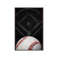 Picture of Baseball Game Plan _GroupedProduct_Rectangle_Portrait_Mini_ _GroupedProduct_Rectangle_Portrait_Canvas_Framed_