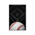 Picture of Baseball Game Plan _GroupedProduct_Rectangle_Portrait_Mini_ _GroupedProduct_Rectangle_Portrait_Canvas_Framed_