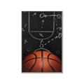 Picture of Basketball Game Plan _GroupedProduct_Rectangle_Portrait_Mini_ _GroupedProduct_Rectangle_Portrait_Canvas_Framed_