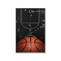 Picture of Basketball Game Plan _GroupedProduct_Rectangle_Portrait_Mini_ _GroupedProduct_Rectangle_Portrait_Canvas_Framed_