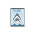 Picture of Stay Hungry Shark _GroupedProduct_Rectangle_Portrait_Mini_ _GroupedProduct_Rectangle_Portrait_Canvas_Framed_