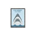 Picture of Stay Hungry Shark _GroupedProduct_Rectangle_Portrait_Mini_ _GroupedProduct_Rectangle_Portrait_Canvas_Framed_