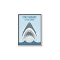 Picture of Stay Hungry Shark _GroupedProduct_Rectangle_Portrait_Mini_ _GroupedProduct_Rectangle_Portrait_Canvas_Framed_