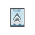 Picture of Stay Hungry Shark _GroupedProduct_Rectangle_Portrait_Mini_ _GroupedProduct_Rectangle_Portrait_Canvas_Framed_