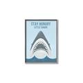 Picture of Stay Hungry Shark _GroupedProduct_Rectangle_Portrait_Mini_ _GroupedProduct_Rectangle_Portrait_Canvas_Framed_