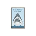 Picture of Stay Hungry Shark _GroupedProduct_Rectangle_Portrait_Mini_ _GroupedProduct_Rectangle_Portrait_Canvas_Framed_
