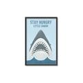 Picture of Stay Hungry Shark _GroupedProduct_Rectangle_Portrait_Mini_ _GroupedProduct_Rectangle_Portrait_Canvas_Framed_
