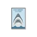Picture of Stay Hungry Shark _GroupedProduct_Rectangle_Portrait_Mini_ _GroupedProduct_Rectangle_Portrait_Canvas_Framed_
