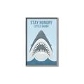 Picture of Stay Hungry Shark _GroupedProduct_Rectangle_Portrait_Mini_ _GroupedProduct_Rectangle_Portrait_Canvas_Framed_