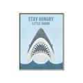 Picture of Stay Hungry Shark _GroupedProduct_Rectangle_Portrait_Mini_ _GroupedProduct_Rectangle_Portrait_Canvas_Framed_