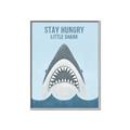 Picture of Stay Hungry Shark _GroupedProduct_Rectangle_Portrait_Mini_ _GroupedProduct_Rectangle_Portrait_Canvas_Framed_