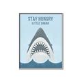 Picture of Stay Hungry Shark _GroupedProduct_Rectangle_Portrait_Mini_ _GroupedProduct_Rectangle_Portrait_Canvas_Framed_
