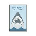 Picture of Stay Hungry Shark _GroupedProduct_Rectangle_Portrait_Mini_ _GroupedProduct_Rectangle_Portrait_Canvas_Framed_