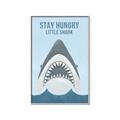 Picture of Stay Hungry Shark _GroupedProduct_Rectangle_Portrait_Mini_ _GroupedProduct_Rectangle_Portrait_Canvas_Framed_