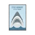 Picture of Stay Hungry Shark _GroupedProduct_Rectangle_Portrait_Mini_ _GroupedProduct_Rectangle_Portrait_Canvas_Framed_