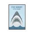 Picture of Stay Hungry Shark _GroupedProduct_Rectangle_Portrait_Mini_ _GroupedProduct_Rectangle_Portrait_Canvas_Framed_