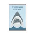 Picture of Stay Hungry Shark _GroupedProduct_Rectangle_Portrait_Mini_ _GroupedProduct_Rectangle_Portrait_Canvas_Framed_