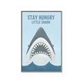 Picture of Stay Hungry Shark _GroupedProduct_Rectangle_Portrait_Mini_ _GroupedProduct_Rectangle_Portrait_Canvas_Framed_