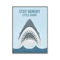 Picture of Stay Hungry Shark _GroupedProduct_Rectangle_Portrait_Mini_ _GroupedProduct_Rectangle_Portrait_Canvas_Framed_