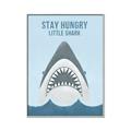 Picture of Stay Hungry Shark _GroupedProduct_Rectangle_Portrait_Mini_ _GroupedProduct_Rectangle_Portrait_Canvas_Framed_