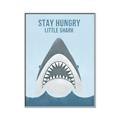 Picture of Stay Hungry Shark _GroupedProduct_Rectangle_Portrait_Mini_ _GroupedProduct_Rectangle_Portrait_Canvas_Framed_