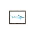 Picture of Blue Splash Shark II _GroupedProduct_Rectangle_Landscape_Mini_ _GroupedProduct_Rectangle_Landscape_Canvas_Framed_