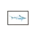 Picture of Blue Splash Shark II _GroupedProduct_Rectangle_Landscape_Mini_ _GroupedProduct_Rectangle_Landscape_Canvas_Framed_