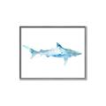 Picture of Blue Splash Shark II _GroupedProduct_Rectangle_Landscape_Mini_ _GroupedProduct_Rectangle_Landscape_Canvas_Framed_