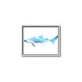 Picture of Blue Splash Shark III _GroupedProduct_Rectangle_Landscape_Mini_ _GroupedProduct_Rectangle_Landscape_Canvas_Framed_