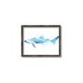 Picture of Blue Splash Shark III _GroupedProduct_Rectangle_Landscape_Mini_ _GroupedProduct_Rectangle_Landscape_Canvas_Framed_
