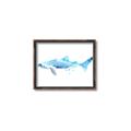 Picture of Blue Splash Shark III _GroupedProduct_Rectangle_Landscape_Mini_ _GroupedProduct_Rectangle_Landscape_Canvas_Framed_