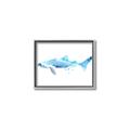 Picture of Blue Splash Shark III _GroupedProduct_Rectangle_Landscape_Mini_ _GroupedProduct_Rectangle_Landscape_Canvas_Framed_
