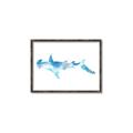 Picture of Blue Splash Shark IV _GroupedProduct_Rectangle_Landscape_Mini_ _GroupedProduct_Rectangle_Landscape_Canvas_Framed_