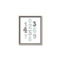 Picture of Mint Numbers _GroupedProduct_Rectangle_Portrait_Mini_ _GroupedProduct_Rectangle_Portrait_Canvas_Framed_