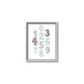Picture of Mint Numbers _GroupedProduct_Rectangle_Portrait_Mini_ _GroupedProduct_Rectangle_Portrait_Canvas_Framed_