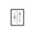 Picture of Mint Numbers _GroupedProduct_Rectangle_Portrait_Mini_ _GroupedProduct_Rectangle_Portrait_Canvas_Framed_