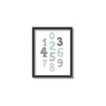 Picture of Mint Numbers _GroupedProduct_Rectangle_Portrait_Mini_ _GroupedProduct_Rectangle_Portrait_Canvas_Framed_