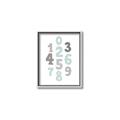 Picture of Mint Numbers _GroupedProduct_Rectangle_Portrait_Mini_ _GroupedProduct_Rectangle_Portrait_Canvas_Framed_