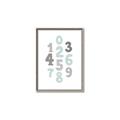 Picture of Mint Numbers _GroupedProduct_Rectangle_Portrait_Mini_ _GroupedProduct_Rectangle_Portrait_Canvas_Framed_