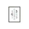Picture of Mint Numbers _GroupedProduct_Rectangle_Portrait_Mini_ _GroupedProduct_Rectangle_Portrait_Canvas_Framed_