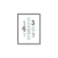 Picture of Mint Numbers _GroupedProduct_Rectangle_Portrait_Mini_ _GroupedProduct_Rectangle_Portrait_Canvas_Framed_