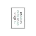 Picture of Mint Numbers _GroupedProduct_Rectangle_Portrait_Mini_ _GroupedProduct_Rectangle_Portrait_Canvas_Framed_