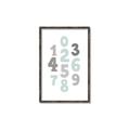 Picture of Mint Numbers _GroupedProduct_Rectangle_Portrait_Mini_ _GroupedProduct_Rectangle_Portrait_Canvas_Framed_