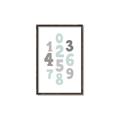 Picture of Mint Numbers _GroupedProduct_Rectangle_Portrait_Mini_ _GroupedProduct_Rectangle_Portrait_Canvas_Framed_