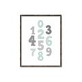 Picture of Mint Numbers _GroupedProduct_Rectangle_Portrait_Mini_ _GroupedProduct_Rectangle_Portrait_Canvas_Framed_
