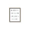 Picture of Mint Alphabet I _GroupedProduct_Rectangle_Portrait_Mini_ _GroupedProduct_Rectangle_Portrait_Canvas_Framed_