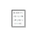 Picture of Mint Alphabet I _GroupedProduct_Rectangle_Portrait_Mini_ _GroupedProduct_Rectangle_Portrait_Canvas_Framed_